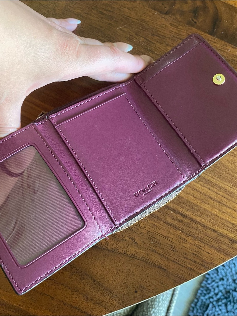 Coach Trifold Wallet - Picture 7 of 11